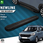 S-Dizayn Dacia Dokker NewLine Siyah Yan Basamak 203 Cm 2012 Üzeri A+ Kalite