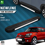 S-Dizayn Kia Soul NewLine Aluminyum Yan Basamak 173 Cm 2009-2014 A+ Kalite