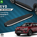S-Dizayn Ssangyong Korando Evo Krom Yan Basamak 183 Cm 2019 Üzeri A+ Kalite