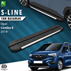 S-Dizayn Opel Combo E Uzun Şase S-Line Aluminyum Yan Basamak 213 Cm 2018 Üzeri A+ Kalite