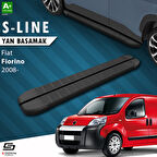S-Dizayn Fiat Fiorino S-Line Siyah Yan Basamak 173 Cm 2008 Üzeri A+ Kalite