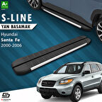 S-Dizayn Hyundai Santa Fe S-Line Aluminyum Yan Basamak 163 Cm 2000-2006 A+ Kalite