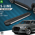 S-Dizayn Audi Q3 8U S-Line Aluminyum Yan Basamak 173 Cm 2011-2018 A+ Kalite