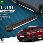 S-Dizayn Citroen C3 Aircross S-Line Aluminyum Yan Basamak 183 Cm 2017 Üzeri A+ Kalite