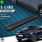 S-Dizayn Citroen C5 Aircross S-Line Siyah Yan Basamak 193 Cm 2017 Üzeri A+ Kalite