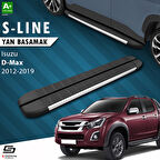 S-Dizayn Isuzu D-Max 2 S-Line Aluminyum Yan Basamak 203 Cm 2012-2019 A+ Kalite