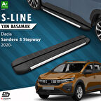 S-Dizayn Dacia Sandero 3 Stepway S-Line Aluminyum Yan Basamak 183 Cm 2020 Üzeri A+ Kalite