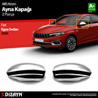 S-Dizayn Fiat Egea SD Abs Krom Ayna Kapağı 2 Prç. 2020 Üzeri