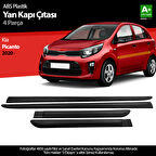 S-Dizayn Kia Picanto ABS Plastik Yan Kapı Koruma Çıtası 2020-2023 A+ Kalite