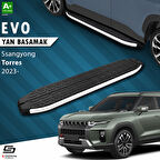 S-Dizayn Ssangyong Torres Evo Aluminyum Yan Basamak 183 Cm 2023 Üzeri A+ Kalite