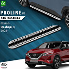 S-Dizayn Nissan Qashqai 3 OEM Still Pro V2 Aluminyum Yan Basamak 173 Cm 2021 Üzeri A+ Kalite