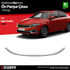 S-Dizayn Fiat Egea Sedan Krom Ön Panjur Çıtası 2020 Üzeri Mat Krom A+ Kalite