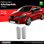 S-Dizayn Renault Clio 4 HB Krom Arka Kapı Kolu 2 Prç. 2012-2019