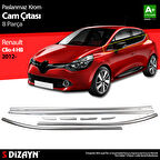 S-Dizayn Renault Clio 4 HB Krom Cam Çıtası 8 Prç. 2012-2019