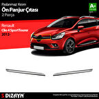 S-Dizayn Renault Clio 4 Sporttourer Krom Ön Panjur 2 Prç. 2012-2019