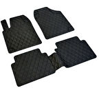 Pufi Kauçuk Paspas Diamond Line Siyah / TEPAY26