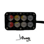 Space Offroad sis lambası kırmızı-mavi-beyaz -sarı çakarlı / beyaz sarı çakarlı/ LASS380