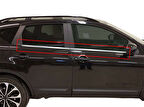 Nissan Qashqai J10 Cam Çıtası (+2) 4 Prç Krom 2007-2013