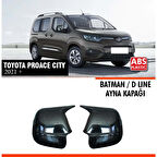 Proace City Batman Ayna Kapağı Piano Black / 2021 Sonrası
