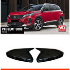 5008 Batman Ayna Kapağı Piano Black / 2017 Sonrası