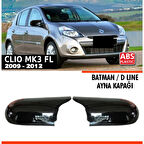 Clio 3 FL Batman Ayna Kapağı Piano Black / 2009-2012