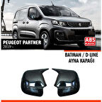 Partner Batman Ayna Kapağı Piano Black / 2019 Sonrası