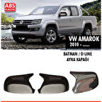 Amarok Batman Ayna Kapağı Piano Black / 2010 +