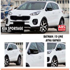 Sportage Batman Ayna Kapağı Piano Black / 2016 - 2021
