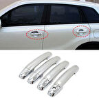 Suzuki Grand Uyumlu Vitara 2015 Sonrası Kapı Kolu (Sensörlü) ABS (Plastik) Krom