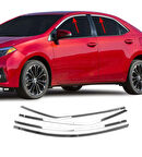 Toyota Corolla Uyumlu 2013 2018 Cam Üst Çıtası Krom