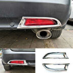 Honda Cr-V Uyumlu 2013 2017 Arka Reflektör Çerçevesi Krom