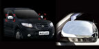 Hyundai Santa Uyumlu Fe 2006 2009 Ayna Kapağı ABS (Plastik) Krom