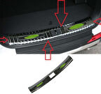 Hyundai Santa Uyumlu Fe 2006 2012 Arka Tampon Eşiği Krom