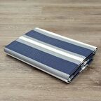 PLAJ HASIRI LACIVERT-GRI-BEYAZ 70X180