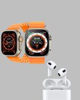 Watch 9 Max Akıllı Saat Kulaklık Seti Sağlık Takipli 45 mm Geniş Ekran - Lisinya