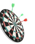 17 İnç Dart Tahtası Sağlam Ahşap Gövde ve Uzun Ömürlü Kullanım - Lisinya