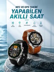 Bluetooth Bağlantılı Akıllı Saat Tüm Telefonlara Uyumlu Değiştirilebilir Kor