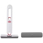 EZERE Çok Amaçlı Mini tezgah üstü Paspas Mini Mop + 2 Yedek Uç-(5775)