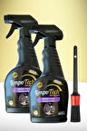 LİMPOTECH Jant Temizleyici Demir Tozu Temizleyici Sprey 500ML+500ML+DETAY FIRÇASI