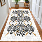 Eliana Home Dijital Baskı Yıkanabilir Kaymaz Taban Salon Halısı Ve Yolluk LN130-FNL435