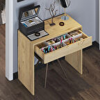 Arya Novella Mode Çekmeceli Makyaj Masası (Lefkas Meşe)