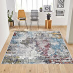 Eliana Home Dijital Baskı Yıkanabilir Kaymaz Taban Salon Halısı Ve Yolluk  LNA0194-sd382