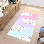 Dijital Baskı Yıkanabilir Kaymaz Taban Salon Halısı Ve Yolluk LNA0243