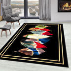 Dijital Baskı Yıkanabilir Kaymaz Taban Salon Halısı Ve Yolluk LNA0249