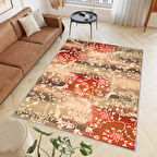 Dijital Baskı Yıkanabilir Kaymaz Taban Salon Halısı Ve Yolluk LNA0559