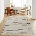 Dijital Baskı Yıkanabilir Kaymaz Taban Salon Halısı Ve Yolluk LNA0598