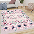 Dijital Baskı Yıkanabilir Kaymaz Taban Salon Halısı Ve Yolluk LNA0640