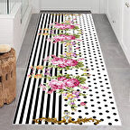 Dijital Baskı Yıkanabilir Kaymaz Taban Salon Halısı Ve Yolluk LNA0663