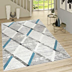 Eliana Home Dijital Baskı Yıkanabilir Kaymaz Taban Salon Halısı Ve Yolluk  LNA0738