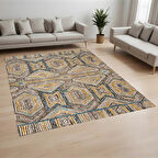 Eliana Home Dijital Baskı Yıkanabilir Kaymaz Taban Salon Halısı Ve Yolluk LNA0984-FNL234